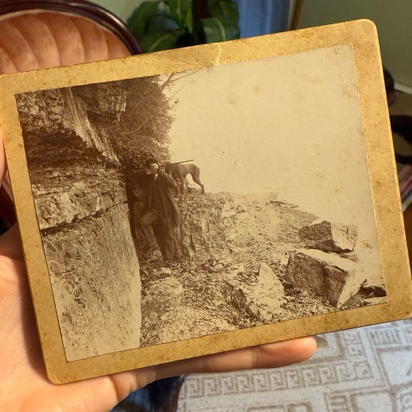 Vintage Other - Vintage Photograph Hunter and Dog